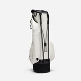 VESSEL Lux Stand Golf Bag - Crosshatch White