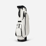 VESSEL Lux Stand Golf Bag - Crosshatch White