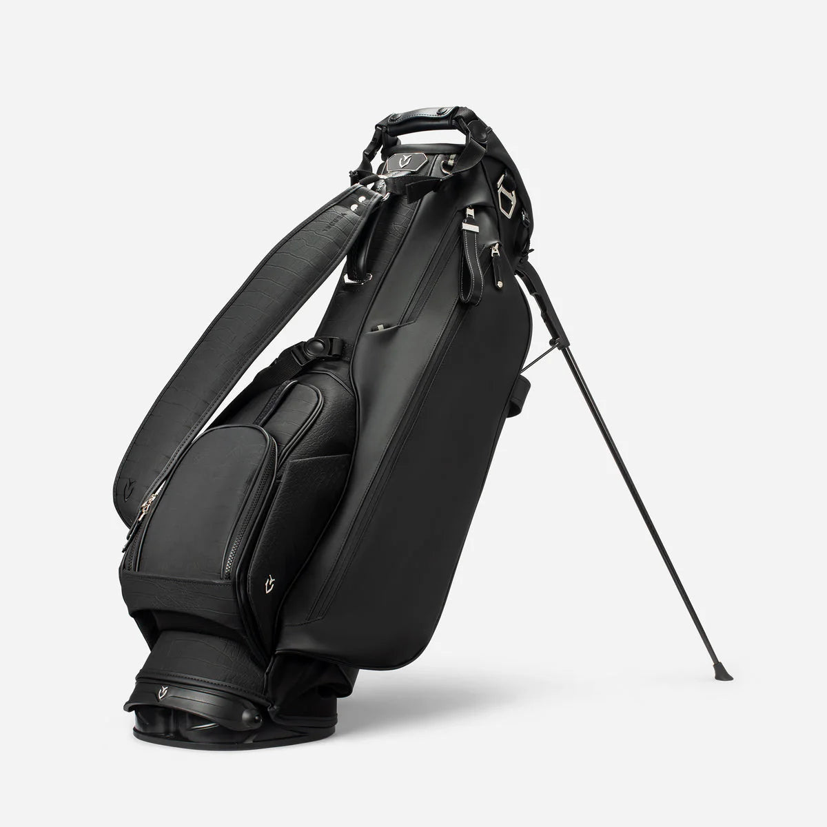 VESSEL Lux Stand Golf Bag - Limited Edition - Croc Black