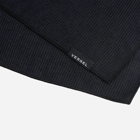 VESSEL Magnetic Golf Towel 20" x 20" - Black