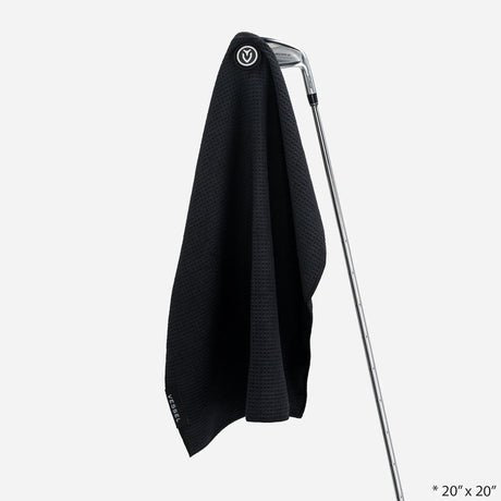 VESSEL Magnetic Golf Towel 20" x 20" - Black