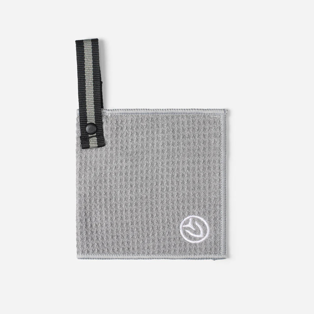 VESSEL Magnetic Golf Towel 5" x 5" - Grey