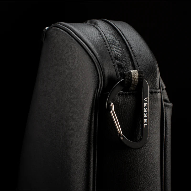 VESSEL Padel Racket Bag Lite – Pebbled Black