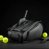 VESSEL Padel Racket Bag – Pebbled Black