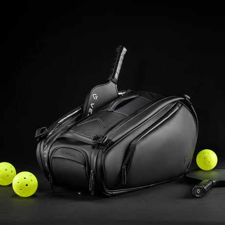 VESSEL Padel Racket Bag – Pebbled Black