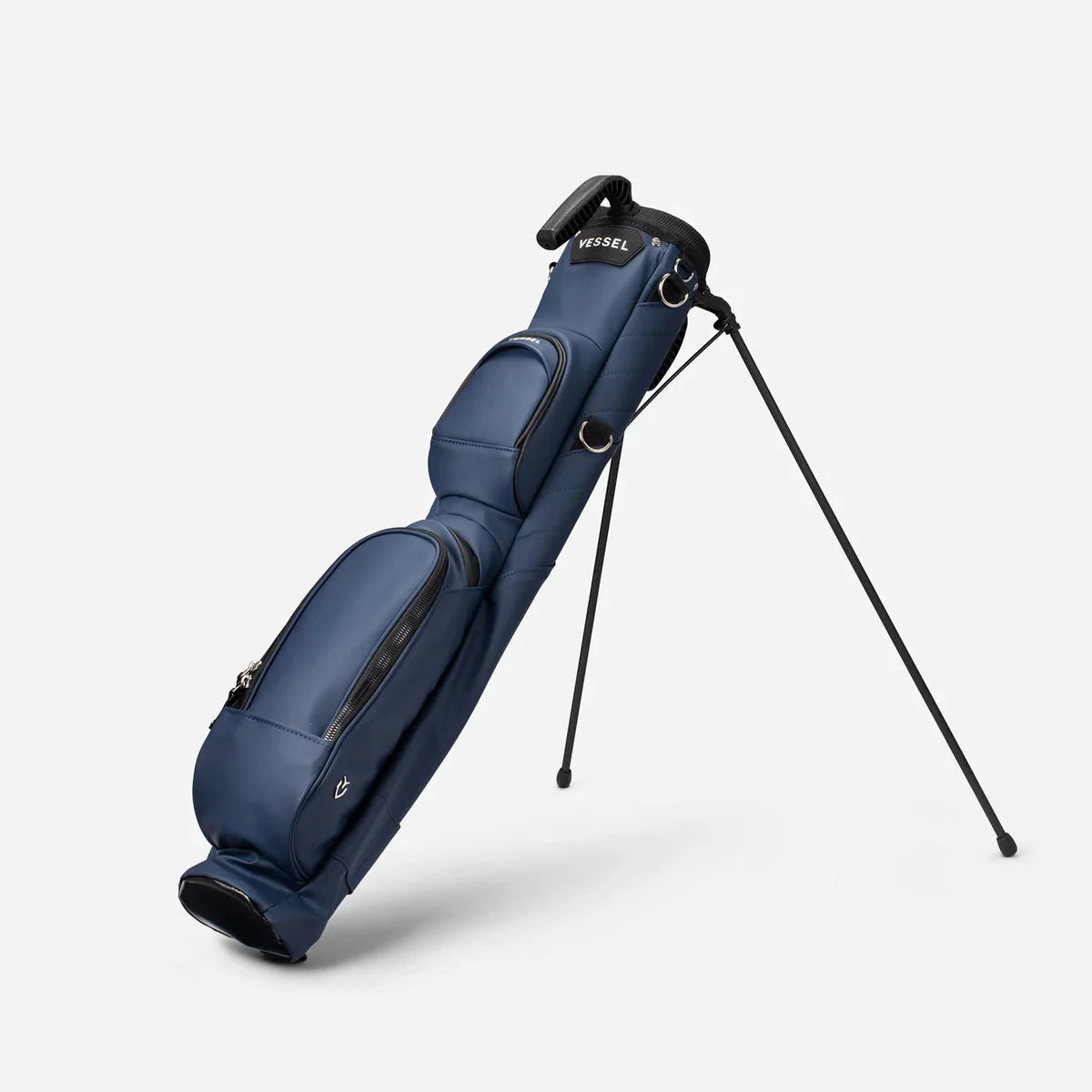 VESSEL Pencil Stand Golf Bag - Pebbled Navy