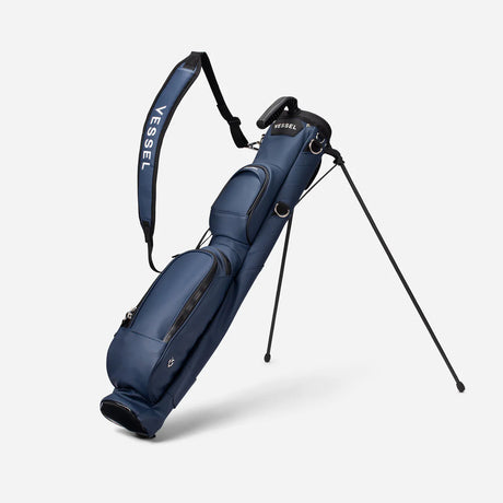 VESSEL Pencil Stand Golf Bag - Pebbled Navy