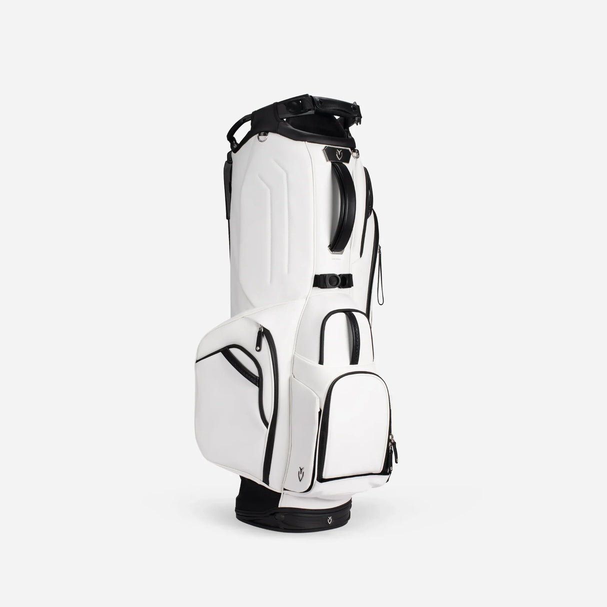 VESSEL Player V Pro Stand Golf Bag - Pebbled White