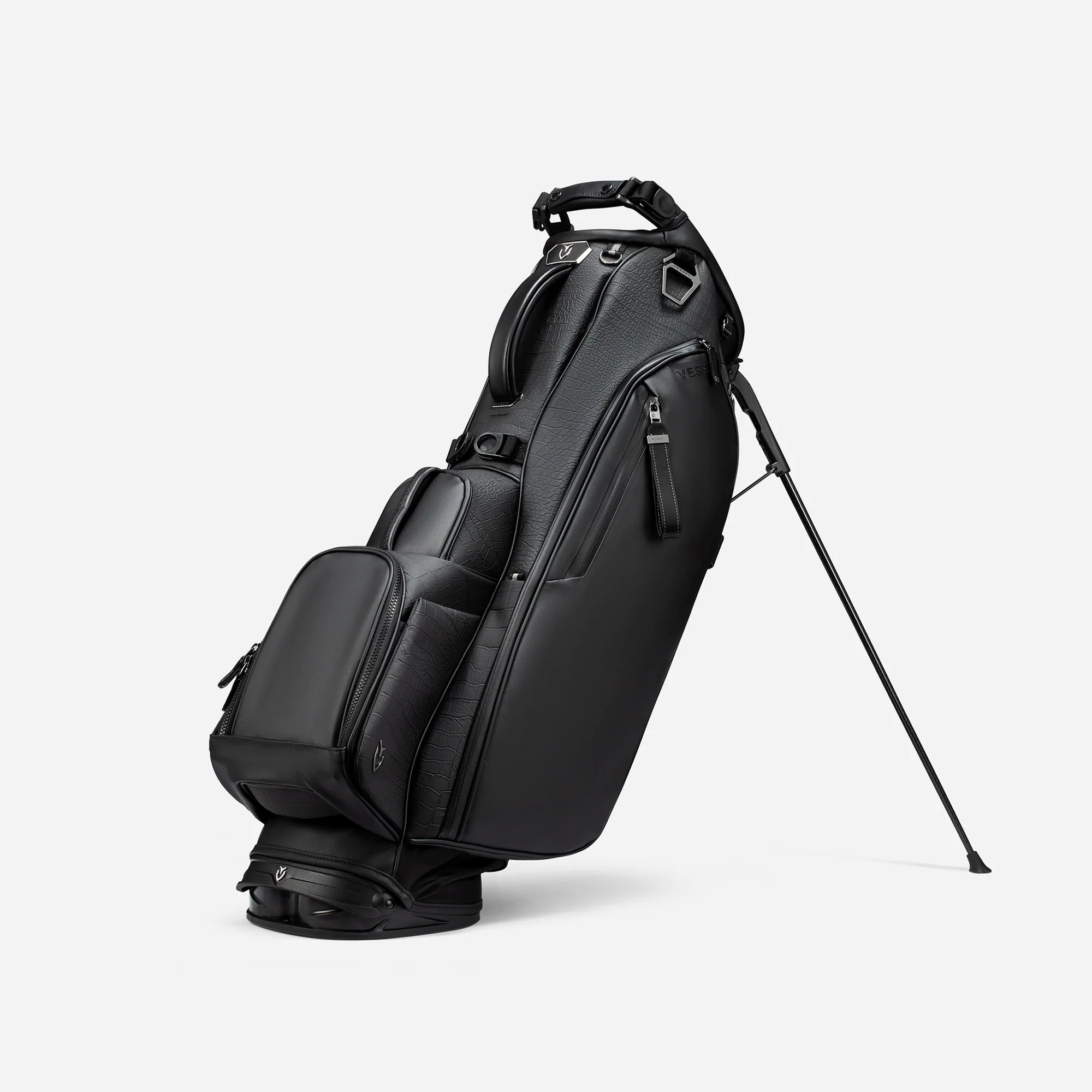 VESSEL Player V Stand Golf Bag - Croc Black – A Farley Country Attire