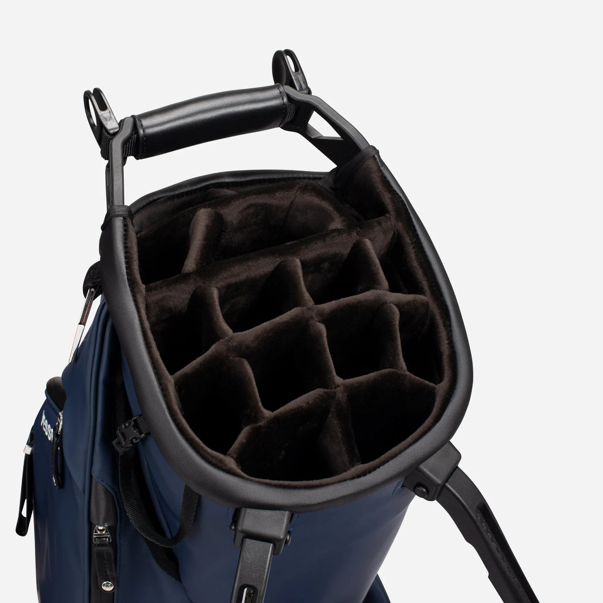 VESSEL Player V Stand Golf Bag - Pebbled Navy - 14 Way Top Divider