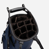 VESSEL Player V Stand Golf Bag - Pebbled Navy - 14 Way Top Divider