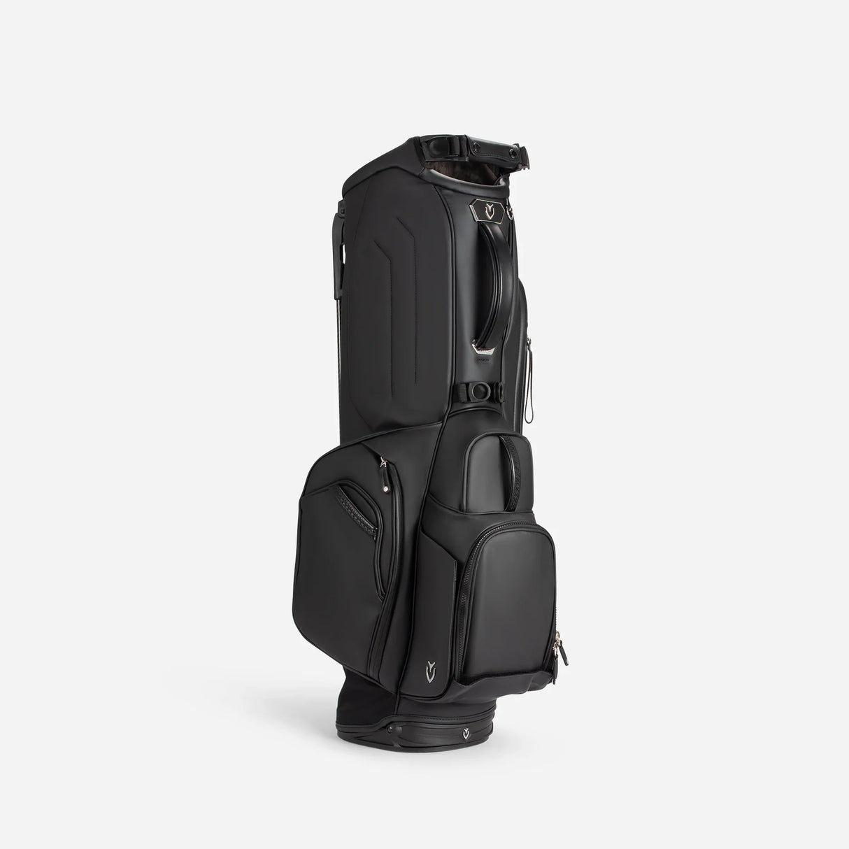 VESSEL Player V Stand Golf Bag - Pebbled Black