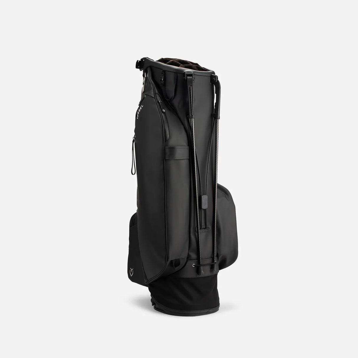 VESSEL Player V Stand Golf Bag - Pebbled Black