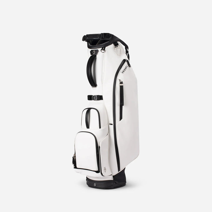 VESSEL Player V Stand Golf Bag - Pebbled Black