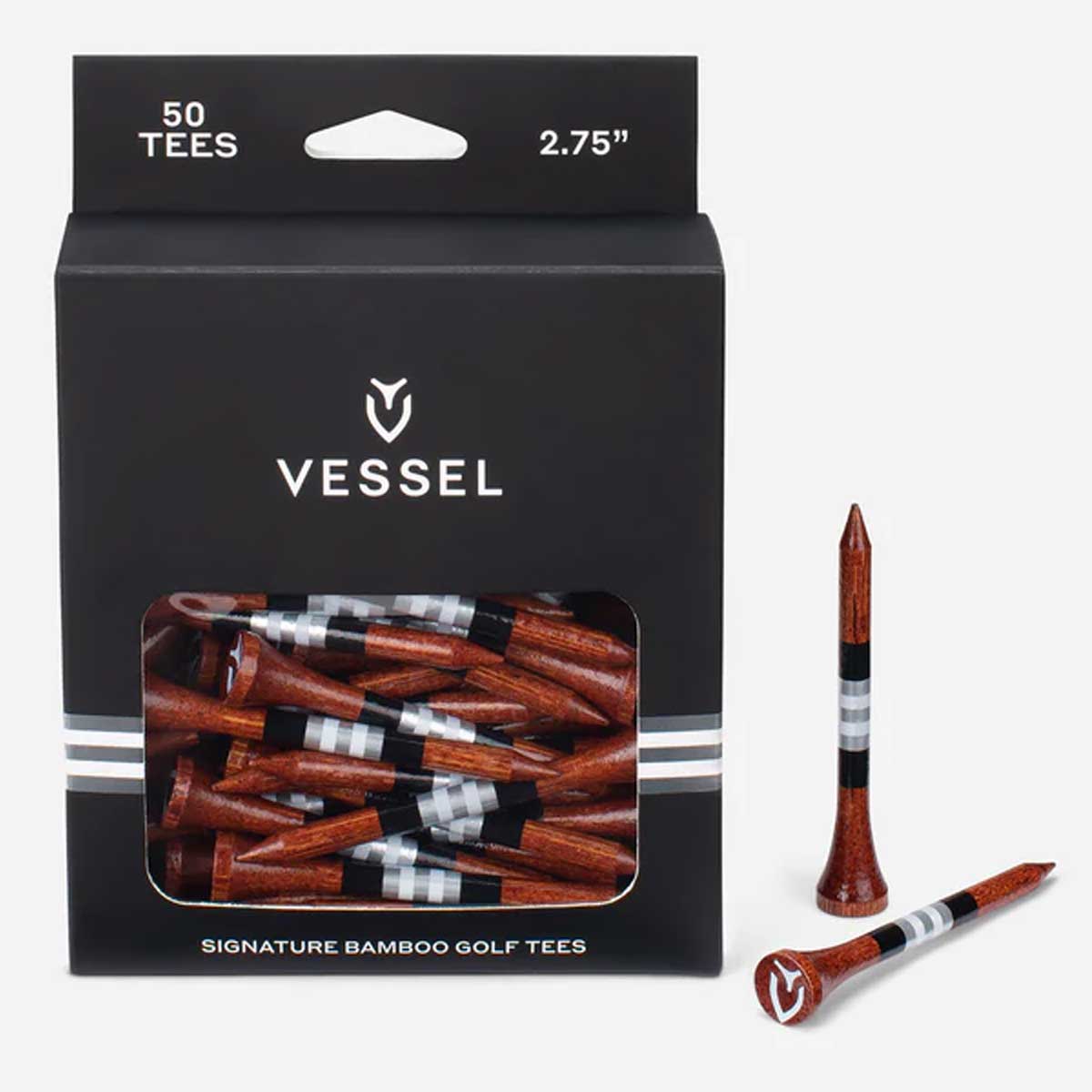 VESSEL Premium Bamboo Golf Tees - 2¾" (70mm)