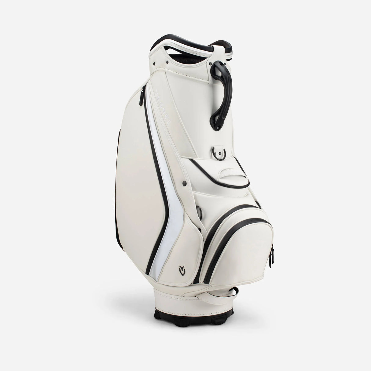 VESSEL Prime 2.0 Staff Golf Bag - Tour Performance & Luxury Design - White