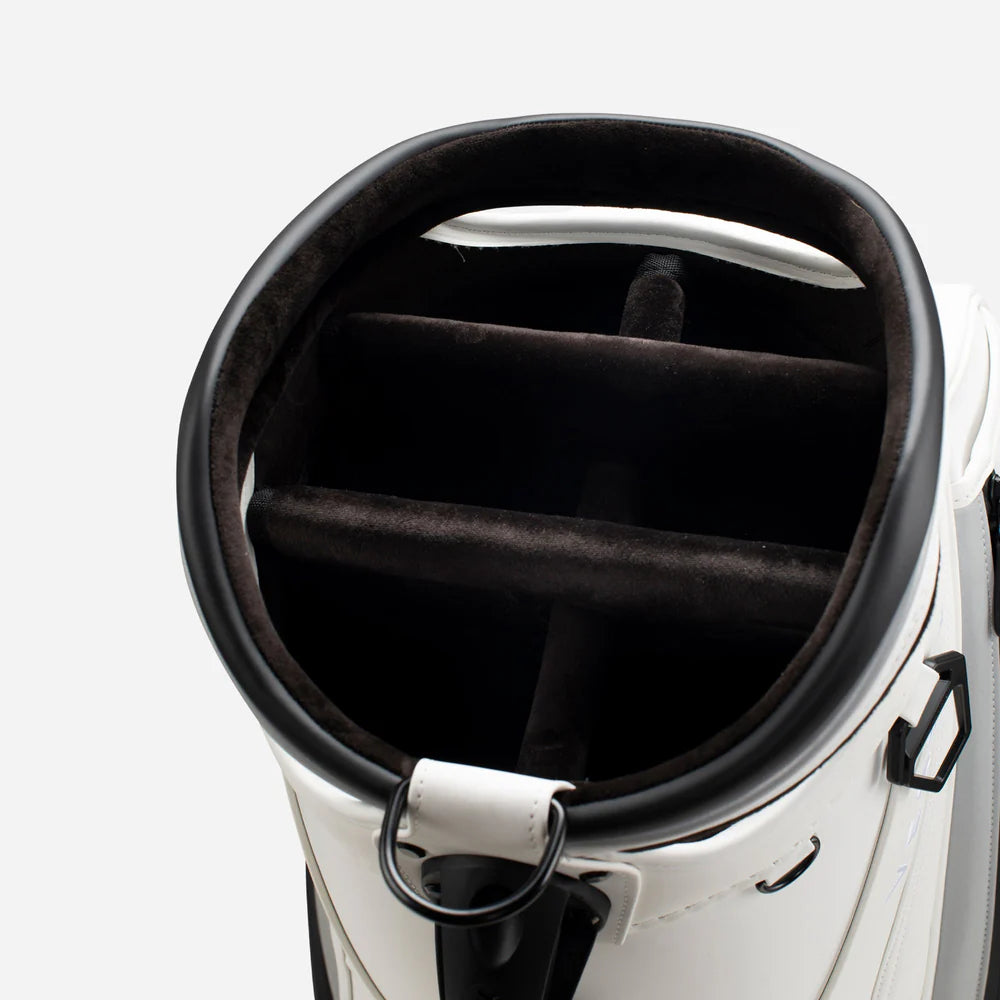 VESSEL Prime 2.0 Staff Golf Bag - Tour Performance & Luxury Design - White