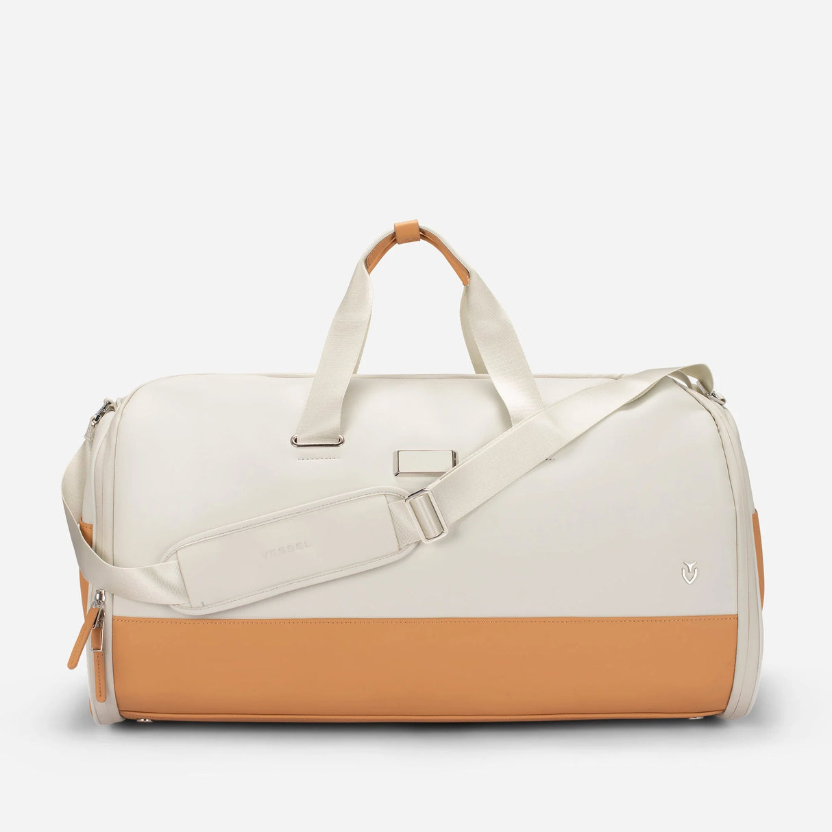 VESSEL Signature Garment Duffel Bag - Latte