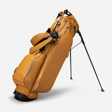 VESSEL Sunday III Leather Stand Golf Bag - Premium Leather Dual Straps
