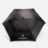 VESSEL Vortex Vented Golf Umbrella - Black