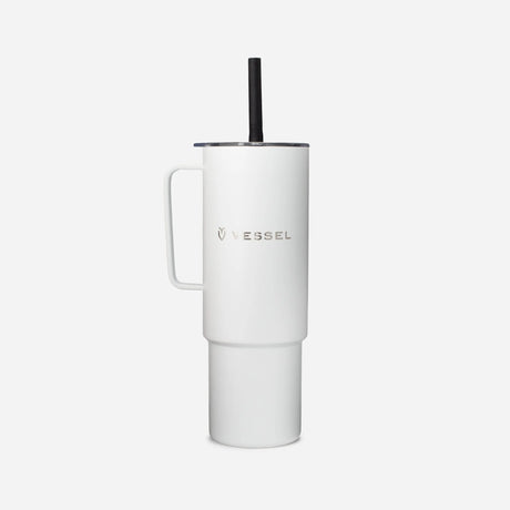 VESSEL x MIIR 32 Oz (909ml) All Day Straw Cup - White