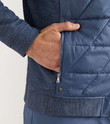 Peter Millar Walker Hybrid Jacket in Cadet - detail