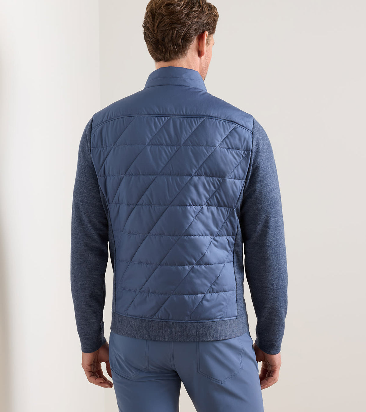Peter Millar Walker Hybrid Jacket in Cadet - rear