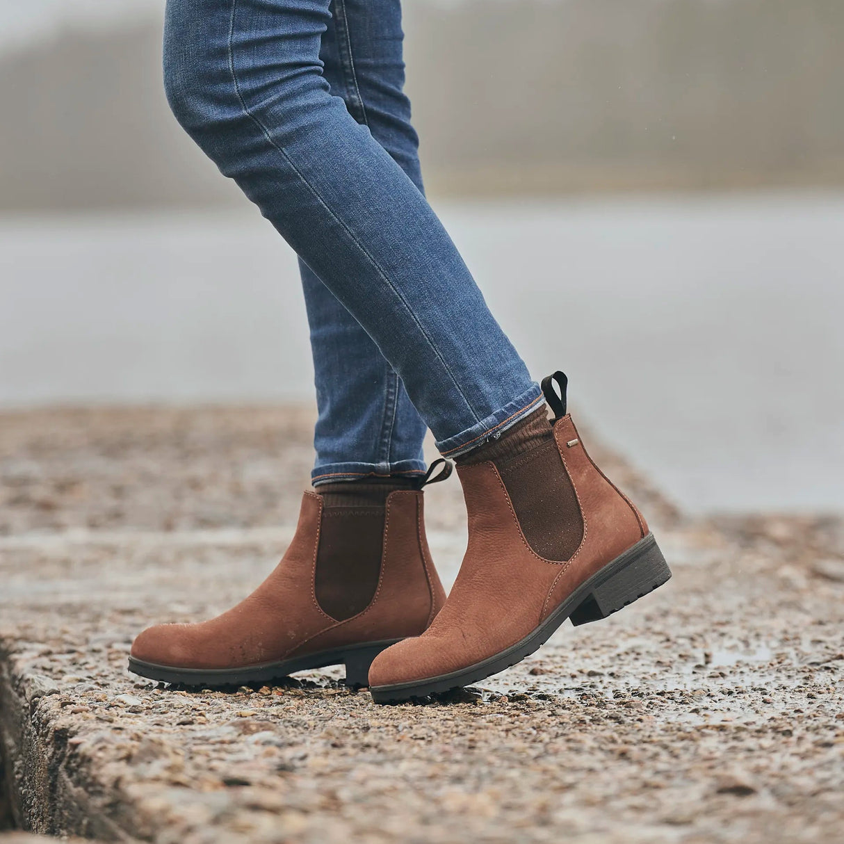 DUBARRY Waterford Waterproof Chelsea Boots - Women's - Walnut