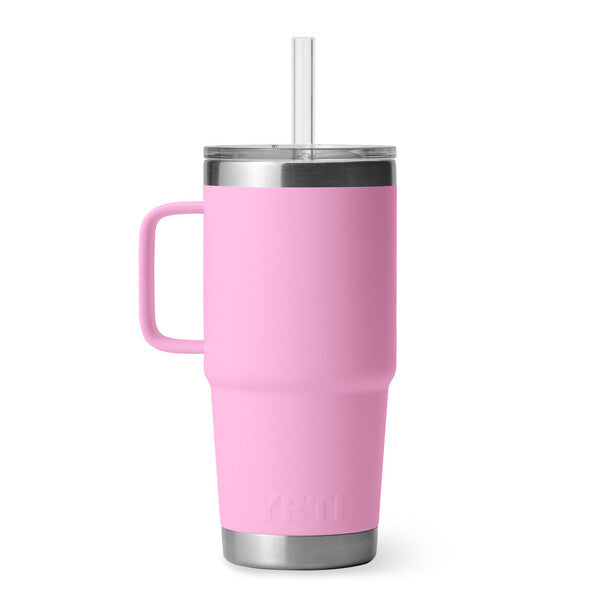 YETI Rambler 25 OZ (739ml) Straw Mug With Straw Lid - Power Pink