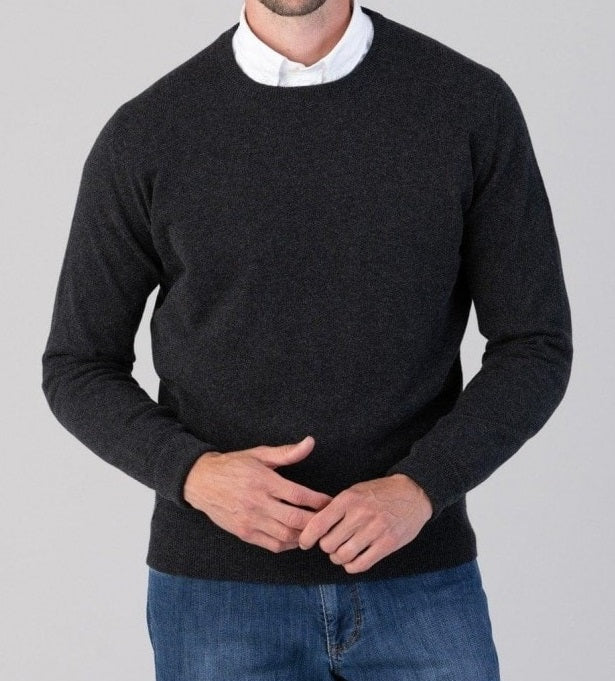 50% OFF - WILLIAM LOCKIE Crew Neck - Oxton 1 Ply Cashmere