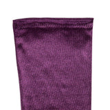 Women's long opera satin gloves in amethyst cuff