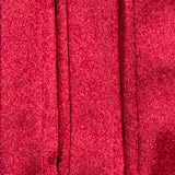Women's long opera satin gloves in berry - stitching