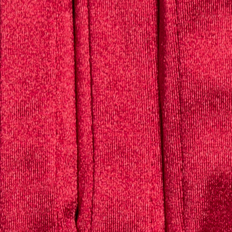 Women's long opera satin gloves in berry - stitching