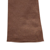 Women's long opera satin gloves in bronze - cuff