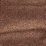 Women's long opera satin gloves in bronze - close up of the satin material and colour