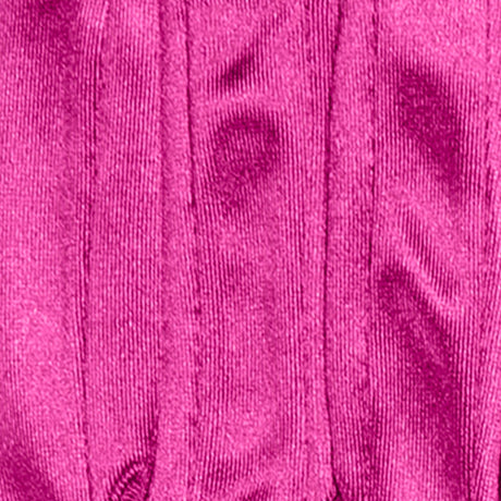 Women's long opera satin gloves in fuchsia - stitching in between the fingers