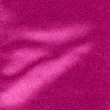 Women's long opera satin gloves in fuchsia - close up of the satin material