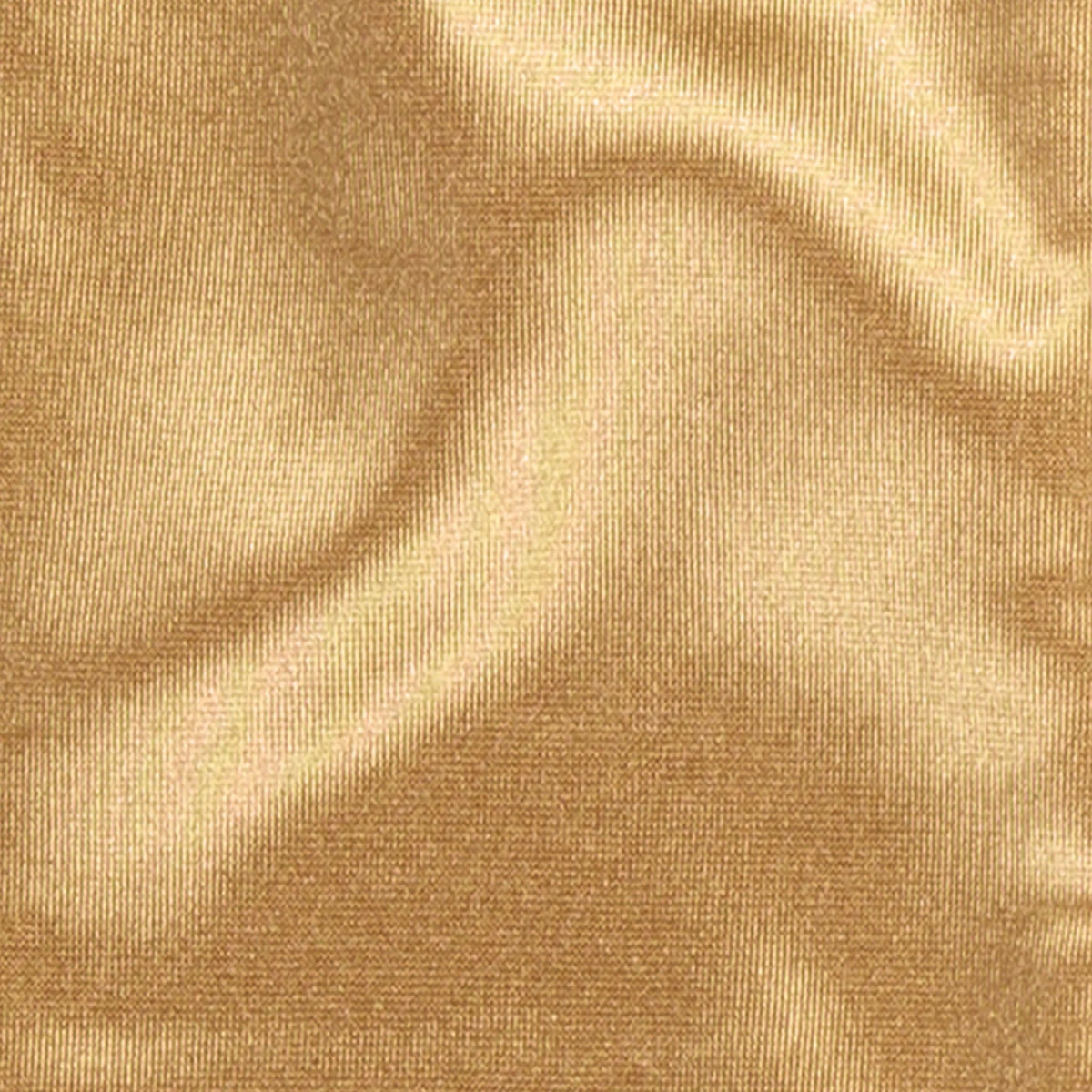 Women's long opera satin gloves in gold - close of the satin material
