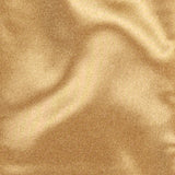 Women's long opera satin gloves in gold - close of the satin material