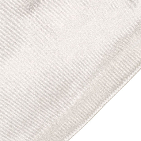 Women's long opera satin gloves in ivory close up of the cuff end