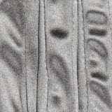Women's long opera satin gloves in pewter stitching between fingers