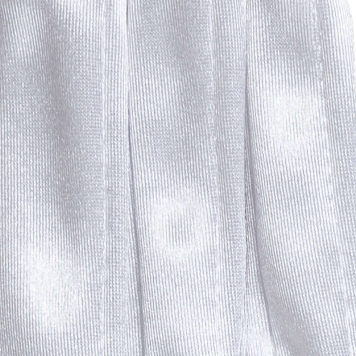 Women's long opera satin gloves in white - inseam stitching