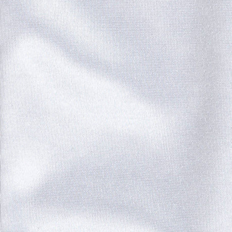 Women's long opera satin gloves in white - close up of the satin material