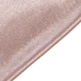 Women's long satin opera gloves in rose - edge of the glove
