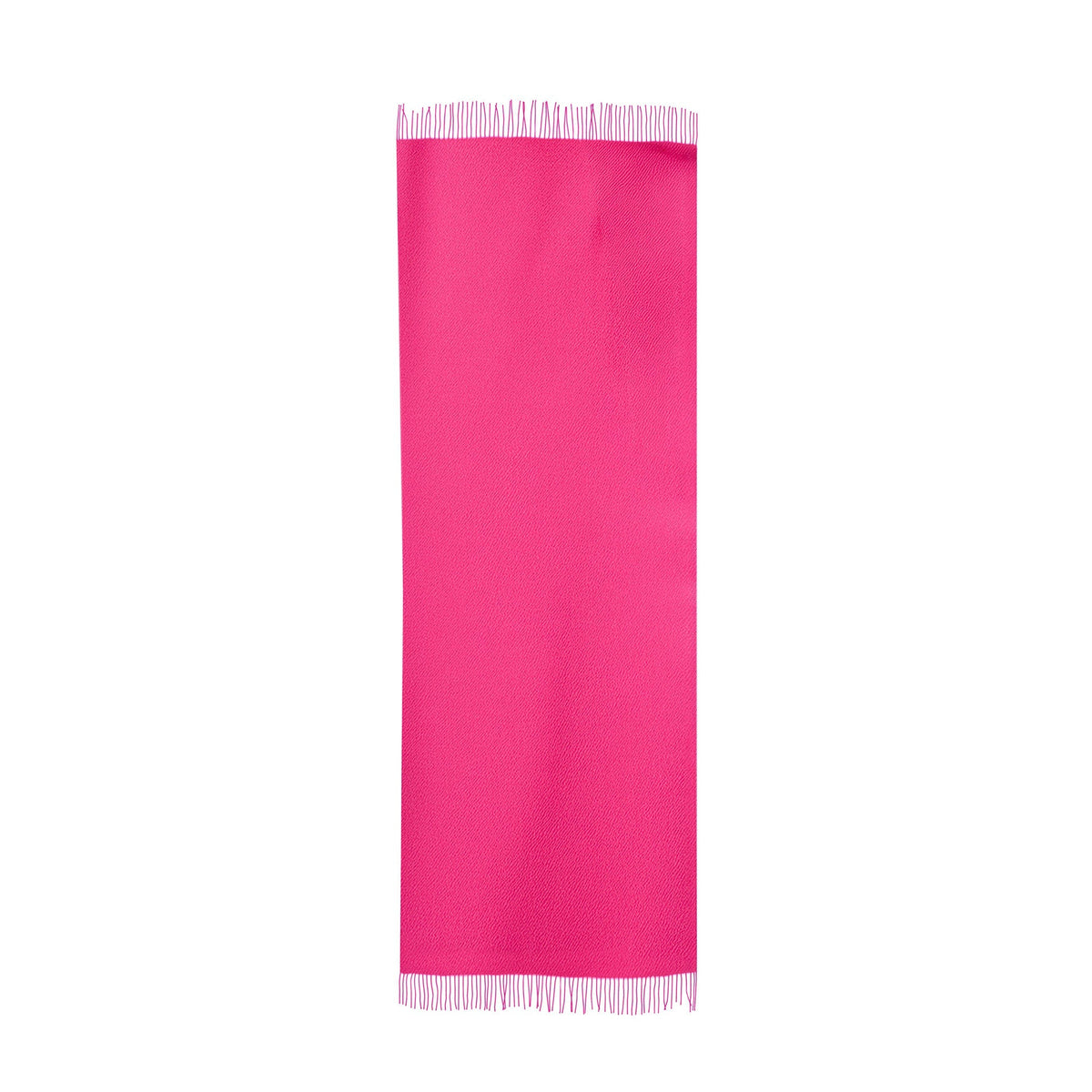  women's pashmina shawl in orchid, full length, laid out flat