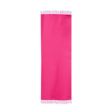  women's pashmina shawl in orchid, full length, laid out flat