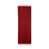 Women's plain pashmina shawl in burgundy - full length