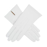 women's pearl lined lines leather gloves