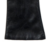 DENTS Isabelle women’s cashmere-lined leather gloves in black – right cuff