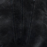 DENTS Isabelle women’s cashmere-lined leather gloves in black – stitching detail